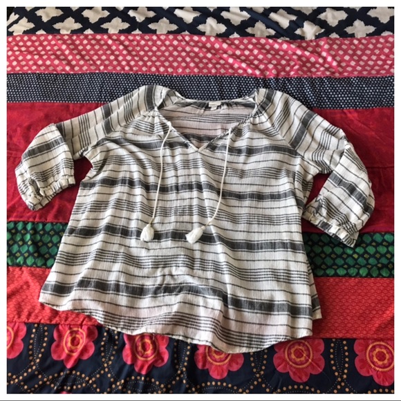 Striped Bojo Style Top - Picture 3 of 8